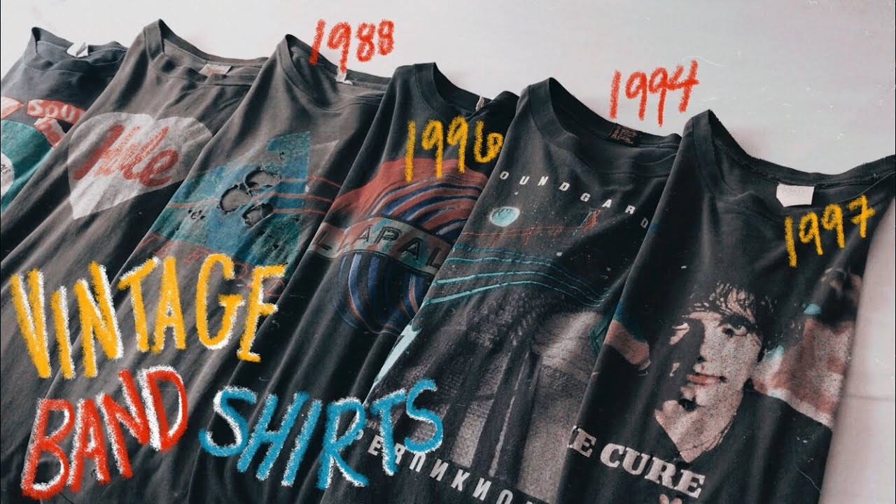 7 Popular Vintage Band Tees to Show Your Love! Black Market Vintage