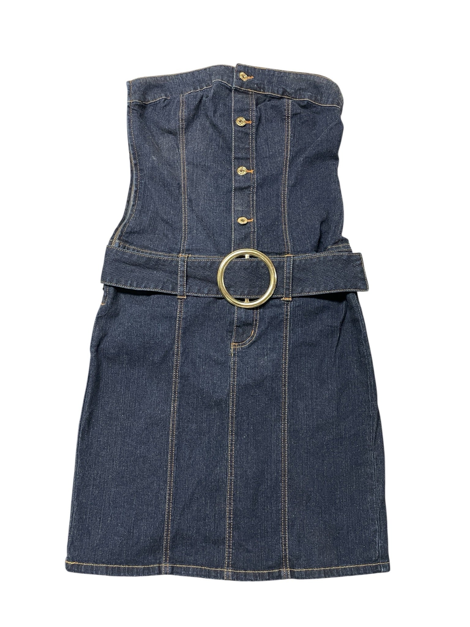 Vintage Y2K Baby Phat Denim Strapless Dress Vintage Y2K Baby Phat Denim Strapless Dress
