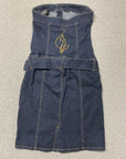 Vintage Y2K Baby Phat Denim Strapless Dress