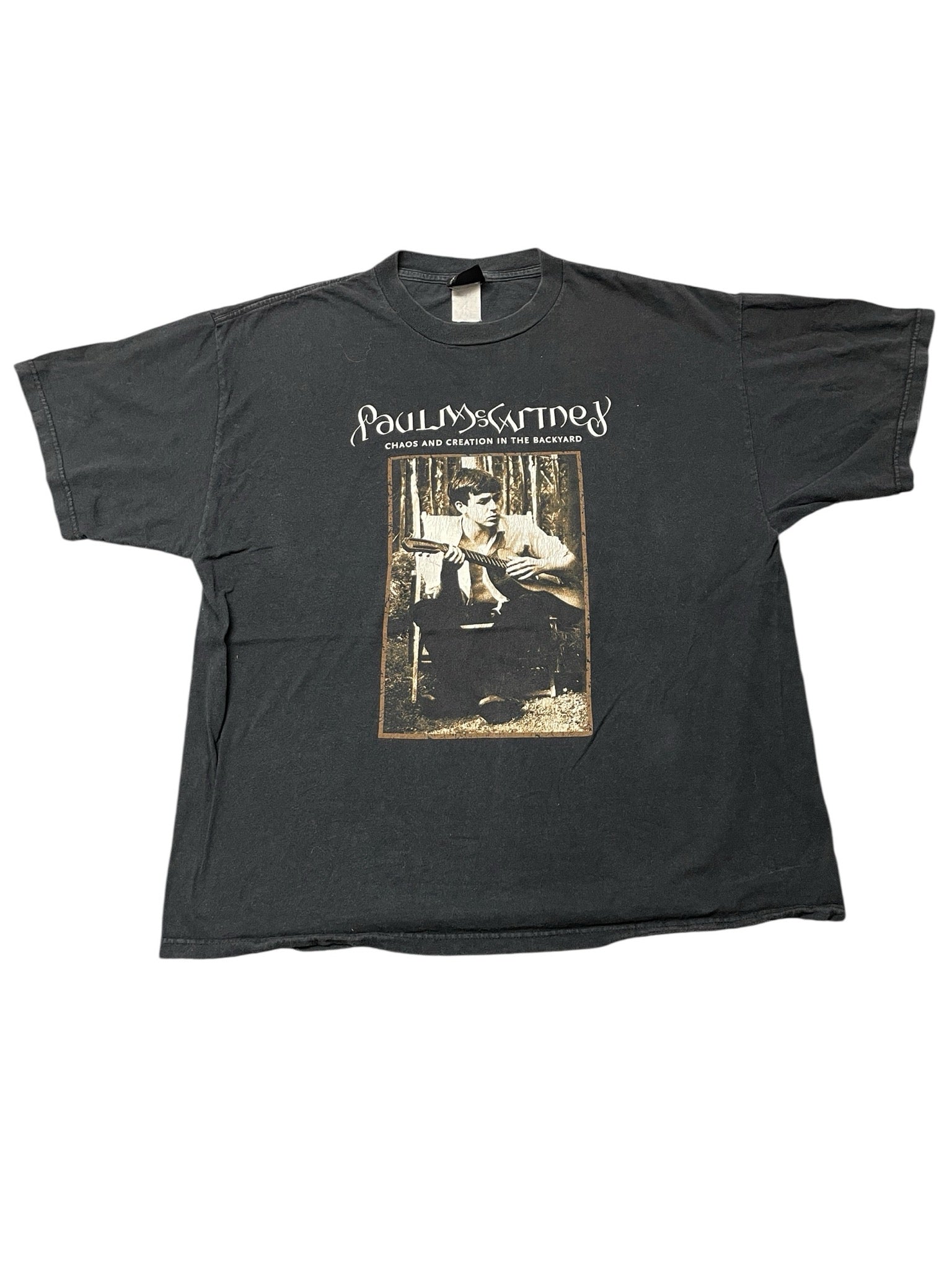 Vintage Paul McCartney Chaos and Creation Tour Band T-Shirt