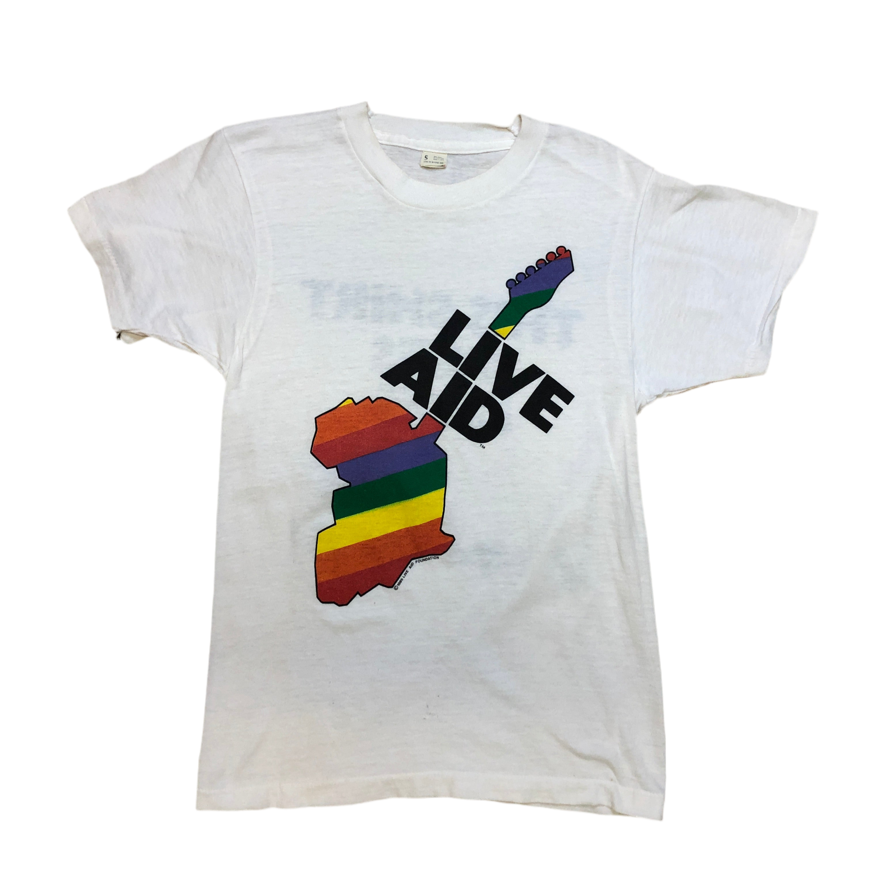 Live aid t shirt sales