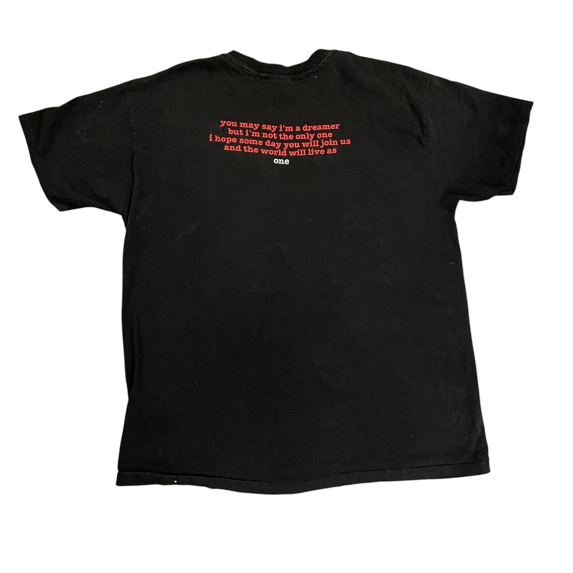 90s John Lennon "Imagine" Vintage T-Shirt Made in USA