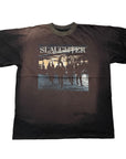 90s Slaughter "Rock Never Stops" Vintage Band Tour T-Shirt