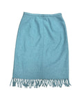 Vintage 1990s BCBG Max Azria Wool Fringe Skirt
