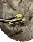 *Chanel Brown Tweed Brooch Black Market Vintage