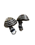 Costume Jewelry Vintage Crystal Clip-on Earrings Accessories Black Market Vintage