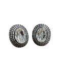Costume Jewelry Vintage Crystal Clip-on Earrings Accessories Black Market Vintage
