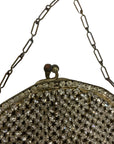 *Crystal Mesh Evening Purse Black Market Vintage