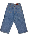 Vintage 90s Dries Van Noten Pleated Front Wide Leg Designer Jeans