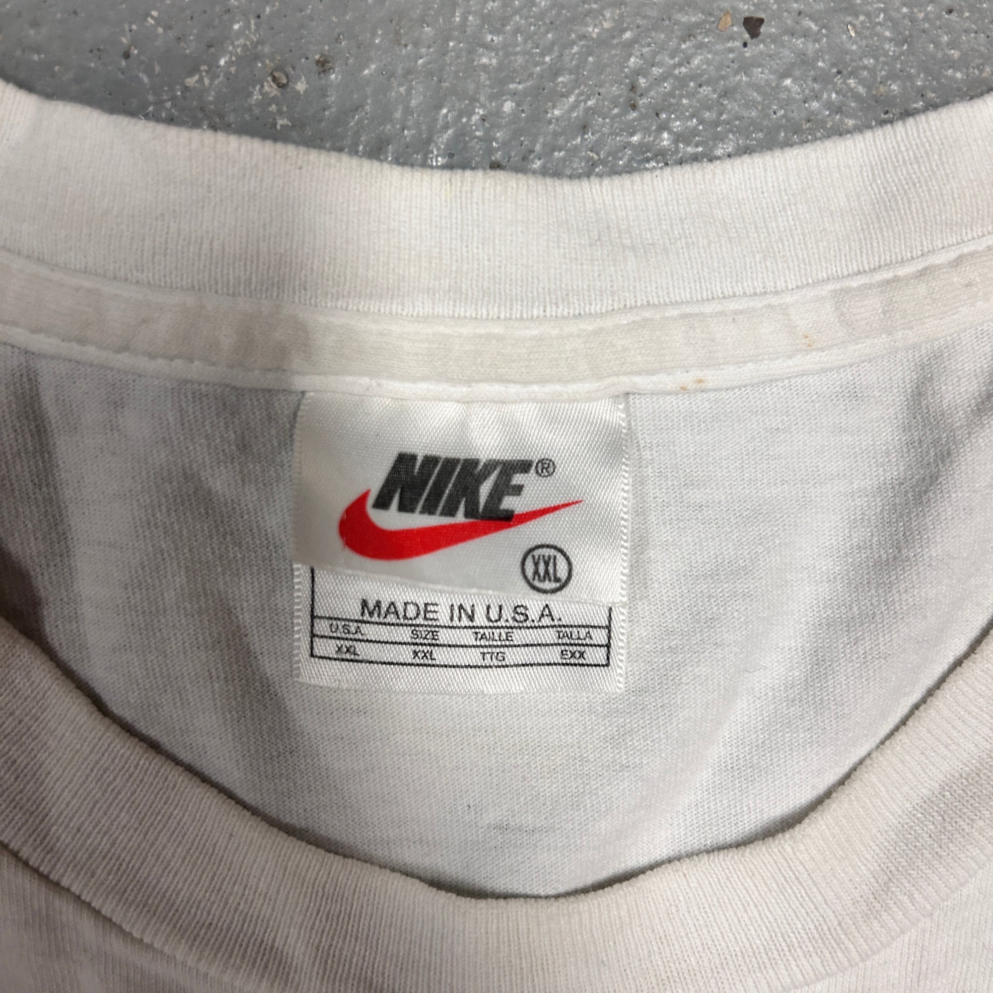 Vintage 90s Nike Michael Jordan T-Shirt NBA Basketball "Jordan's Back" Made in USA