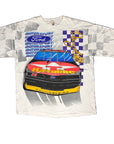 Vintage 90s Davey Allison Havoline Racing Graphic T-Shirt Single Stitch
