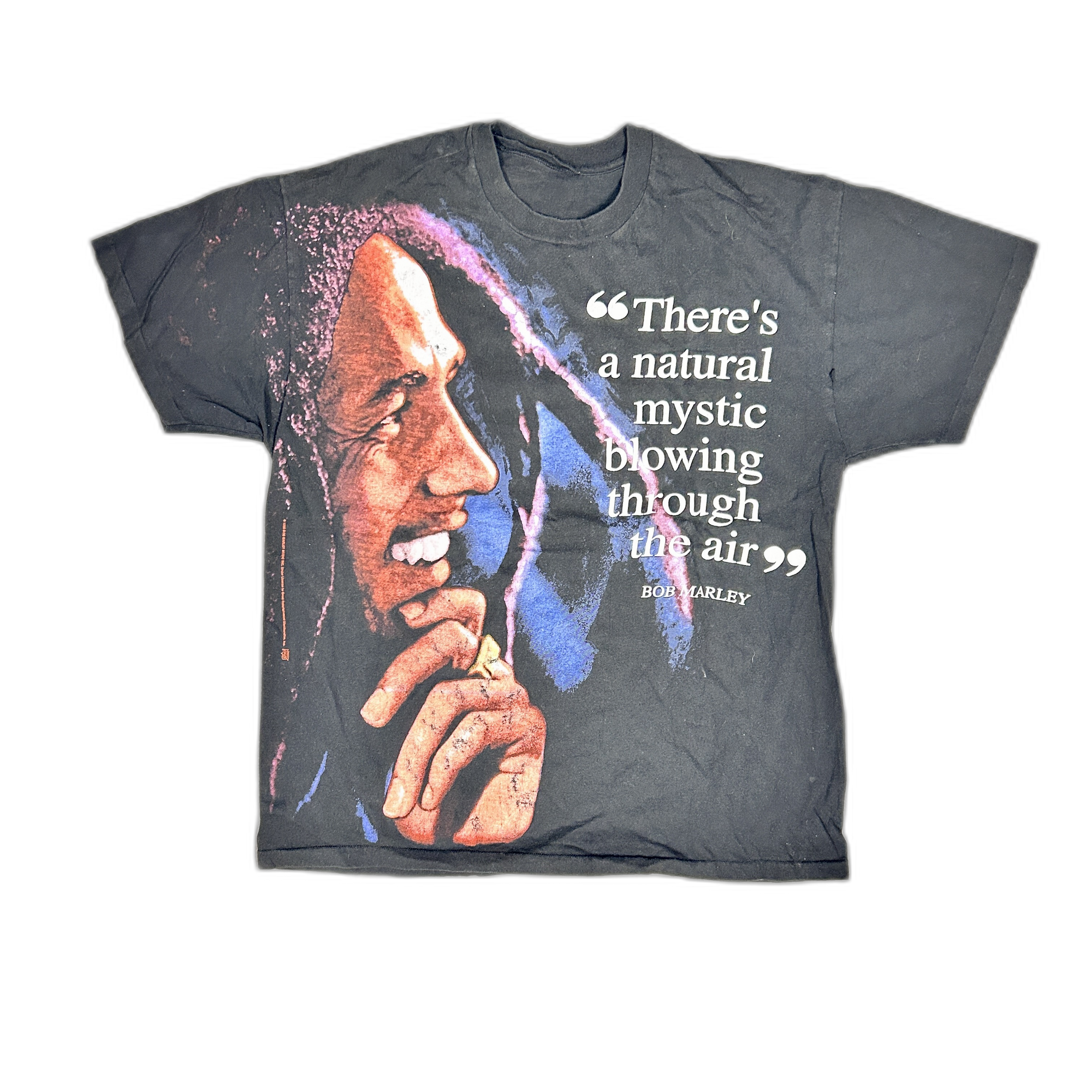 Vintage Single Stitch Bob Marley "Natural Mystic" Graphic Band T-Shirt