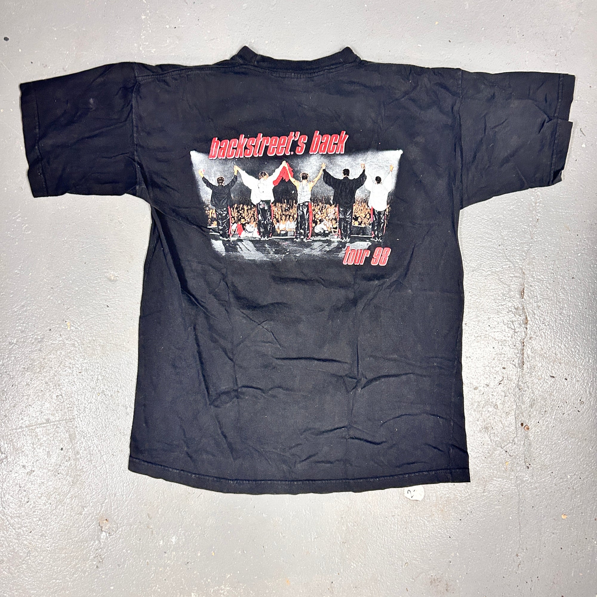 Vintage 1990s Backstreet Boys "Backstreet's Back" Tour 98 T-Shirt