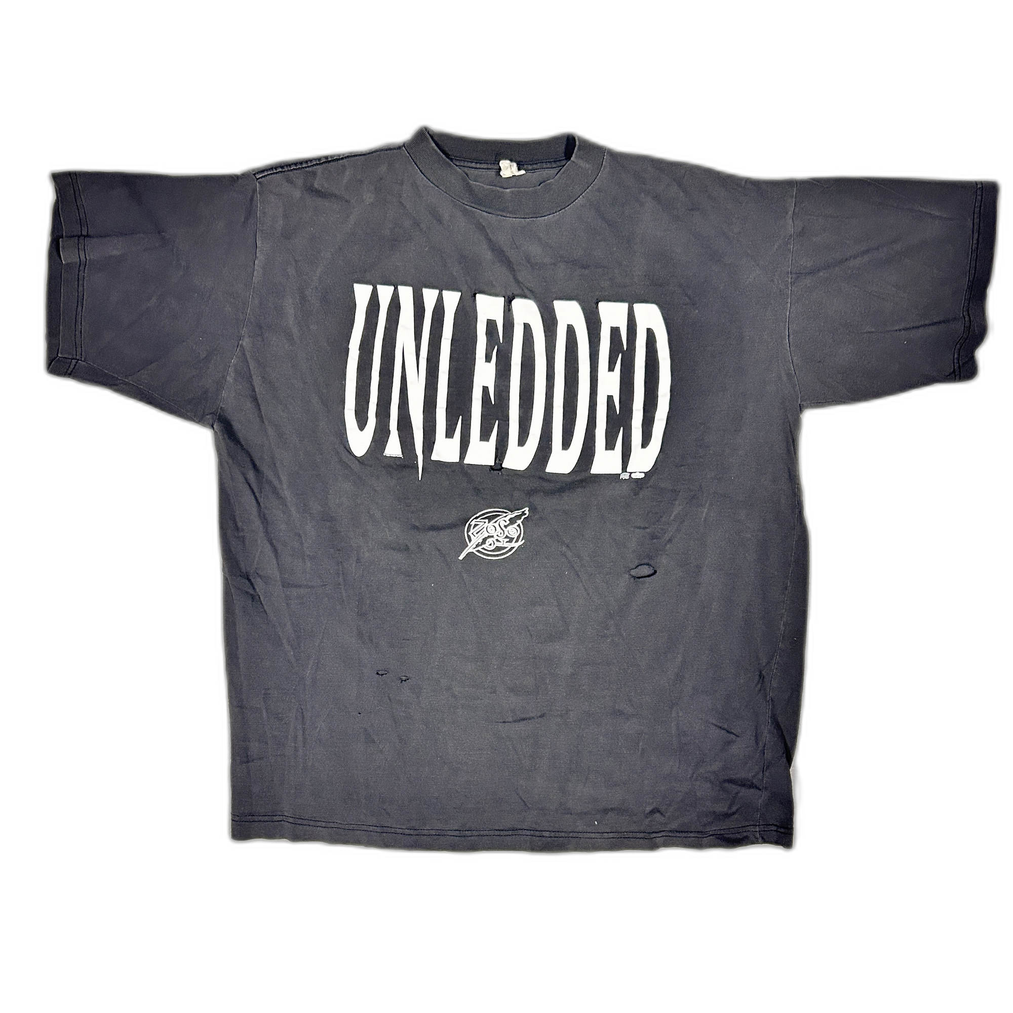 Vintage 1990s Led Zeppelin "Unledded" No Quarter Backstage Pass Winterland GraphicT-Shirt