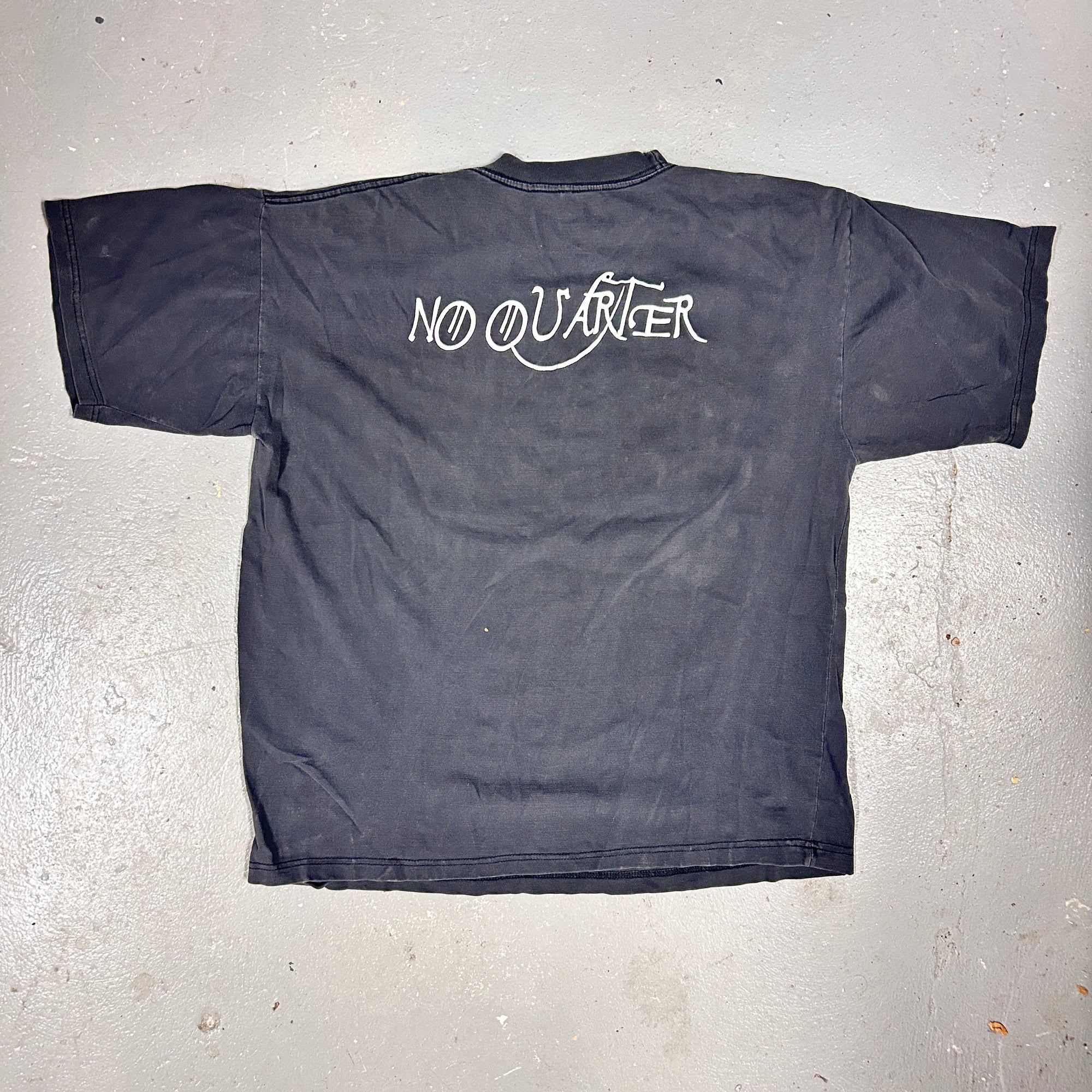 Vintage 1990s Led Zeppelin "Unledded" No Quarter Backstage Pass Winterland GraphicT-Shirt
