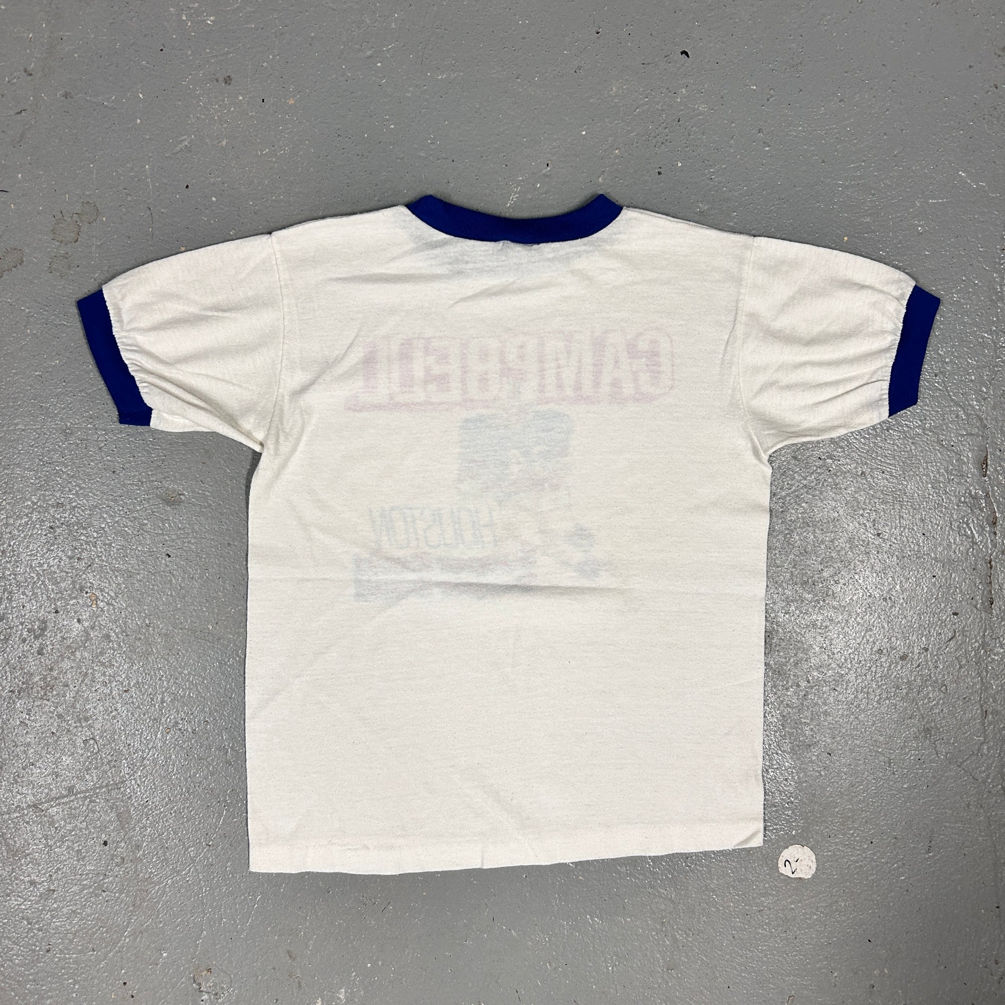 Vintage 70s "Campbell Souper Bowl" Football Ringer T-Shirt