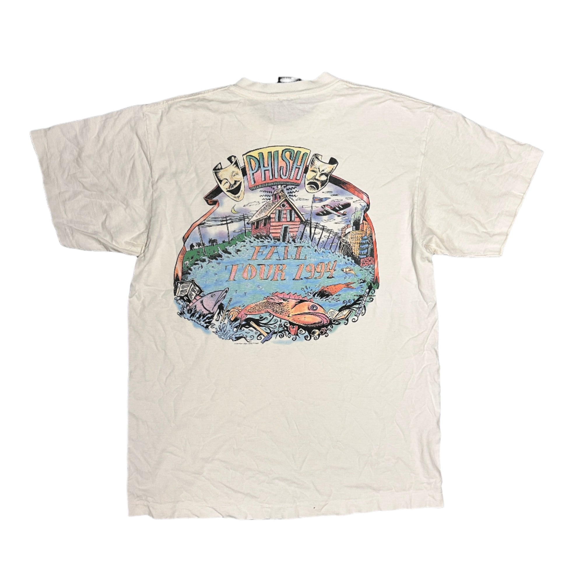 90s Vintage Phish Band T-Shirt 1994 Fall Tour Made in USA