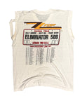 Vintage 80s ZZ Top "Eliminator" 1983 Sleeveless Tour T-Shirt