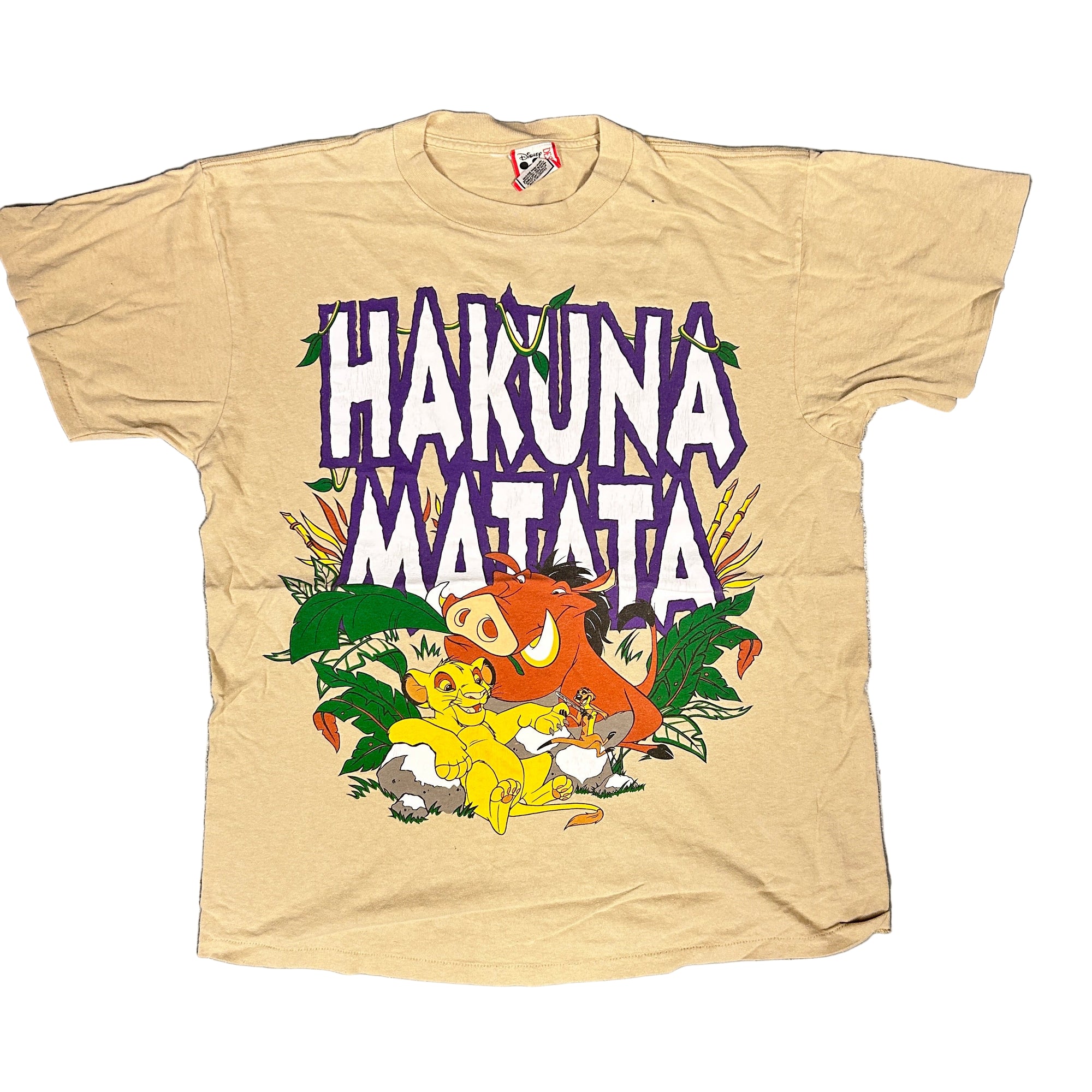 Vintage 90s Disney The Lion King Hakuna Matata Single Stitch Collectible T-Shirt