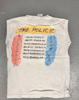 Vintage 80s The Police "Synchronicity" '83 Tour Sleeveless Band T-Shirt