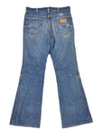 70s Wrangler Flared Jeans Made in USA Talon Zipper