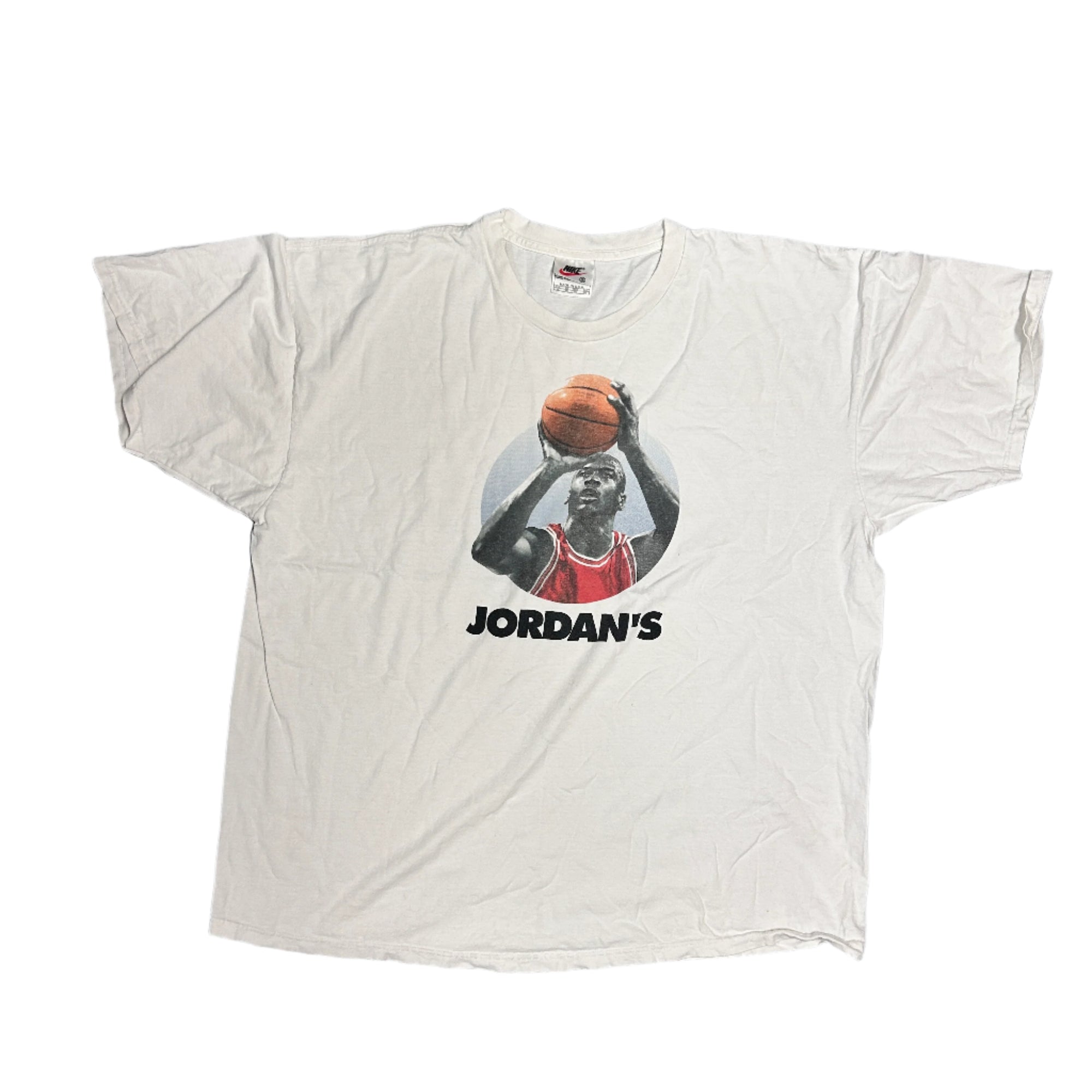 Vintage 90s Nike Michael Jordan T-Shirt NBA Basketball "Jordan's Back" Made in USA