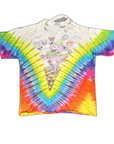 Vintage 1990s Grateful Dead Liquid Blue Tie-Dye Dancing Bears Band T-Shirt