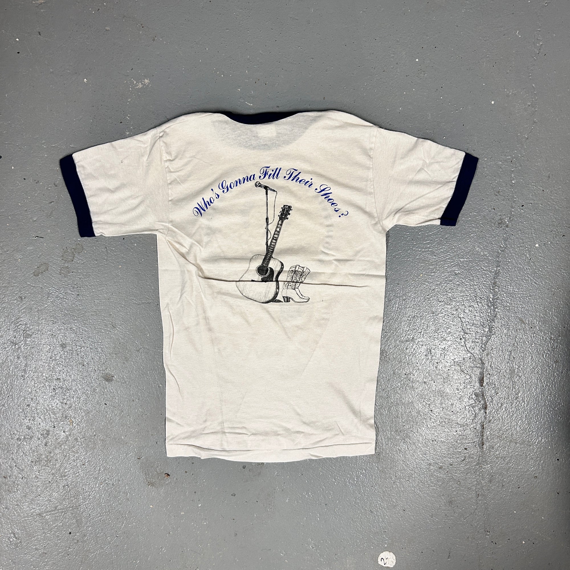 Vintage 1980s George Jones Ringer Band T-Shirt