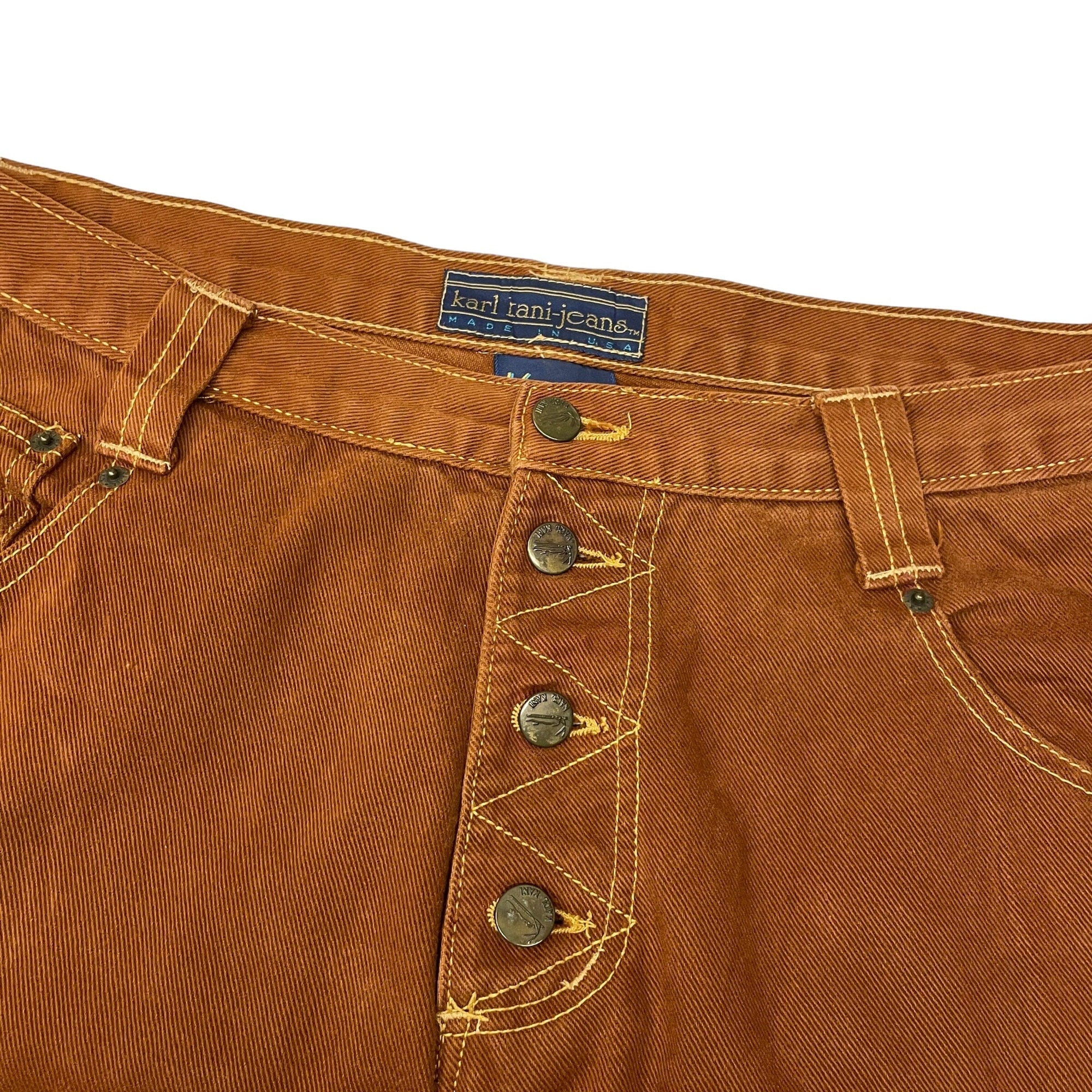 *Karl Kani Jeans Brown Black Market Vintage