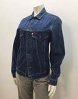 Levi's Deadstock 2 Pocket Red Tab Mid-Wash Made in Canada Vintage Denim Trucker Jacket Size S Jackets & Coats Black Market