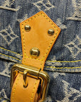 *Louis Vuitton Denim Backpack Black Market Vintage