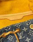 *Louis Vuitton Denim Backpack Black Market Vintage
