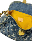 *Louis Vuitton Denim Purse Black Market Vintage