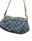 *Louis Vuitton Denim Purse Black Market Vintage