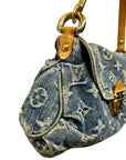 *Louis Vuitton Denim Purse Black Market Vintage