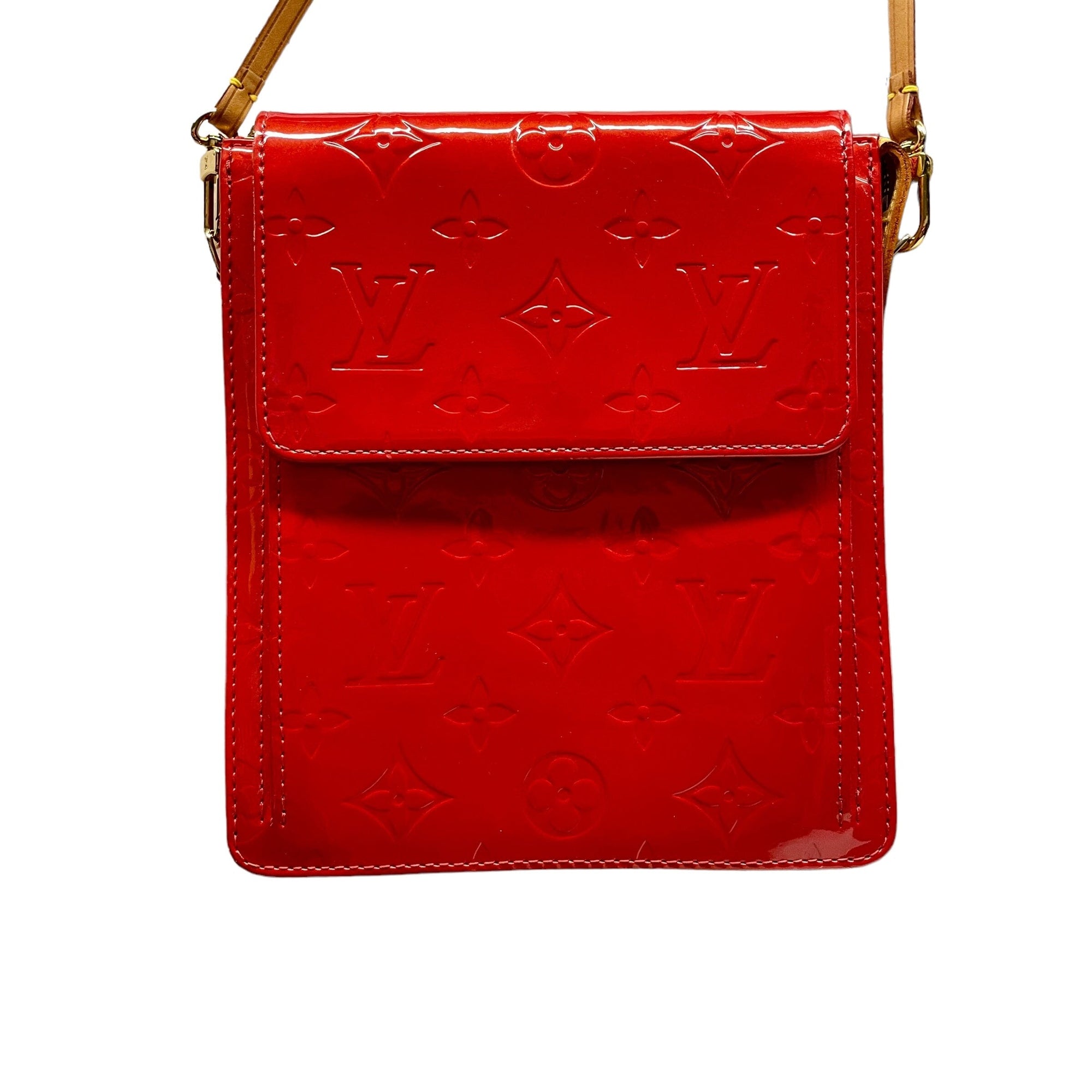 *Louis Vuitton Red Purse Black Market Vintage