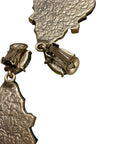 *Oscar de la Renta Clip-ons Black Market Vintage