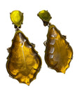 *Oscar de la Renta Clip-ons Black Market Vintage