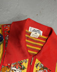 80s Hermes Designer Silk "Cirque Mollier Carre" Scarf Top Made In France