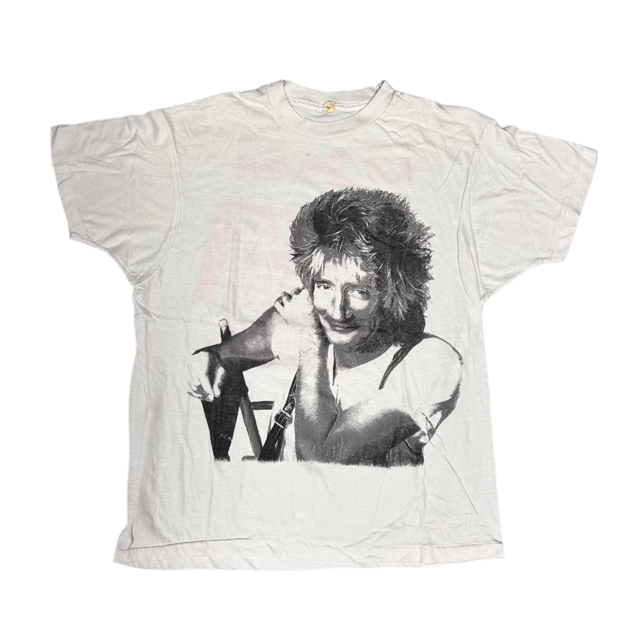 Vintage 80s Rod Stewart Out of Order Tour Single Stitch Band T-Shirt