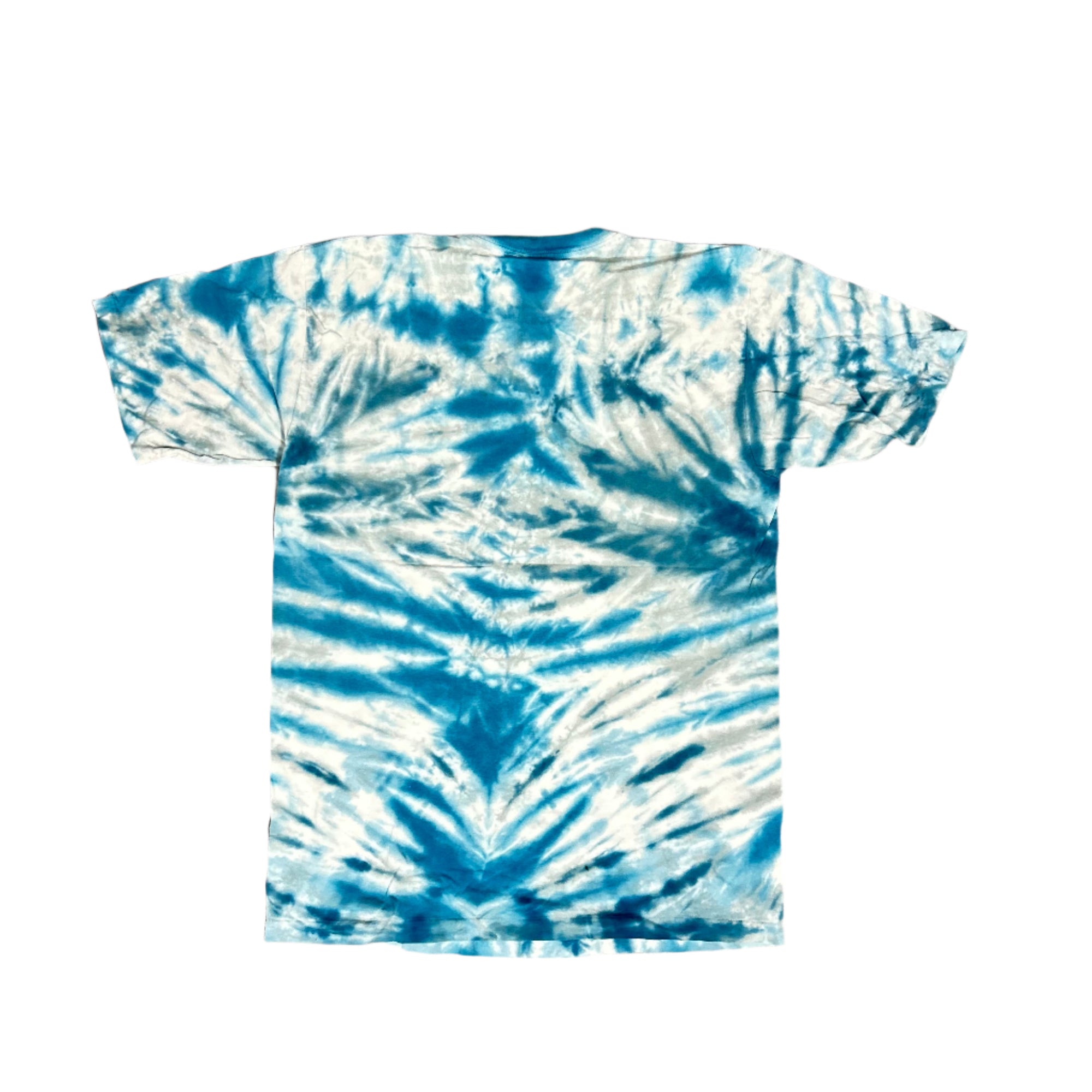 Vintage 90s Tie Dye Snowboarding "Skullman" Graphic T-Shirt by Greg Speirs