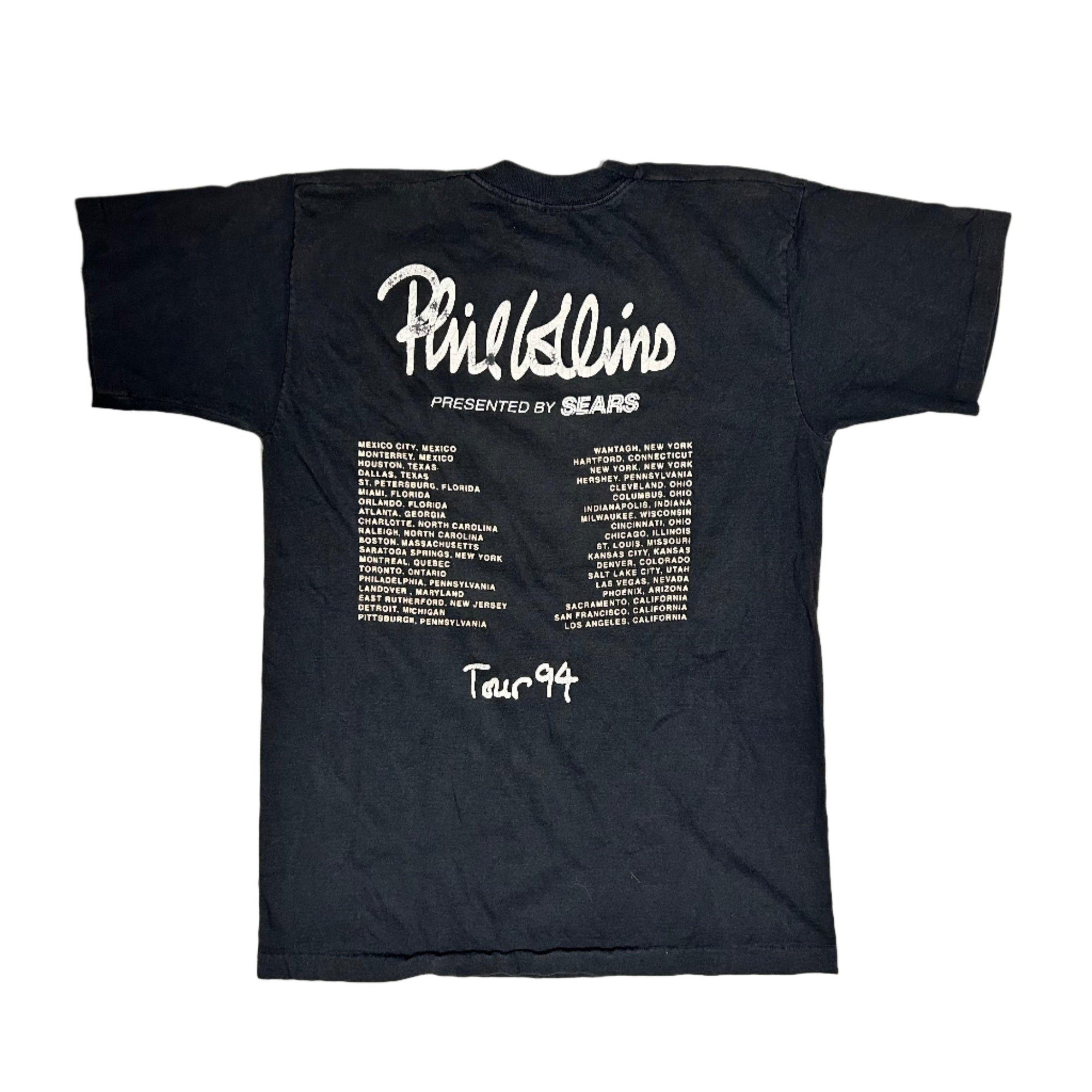 90s Vintage 1994 Phil Collins Tour Band T-Shirt