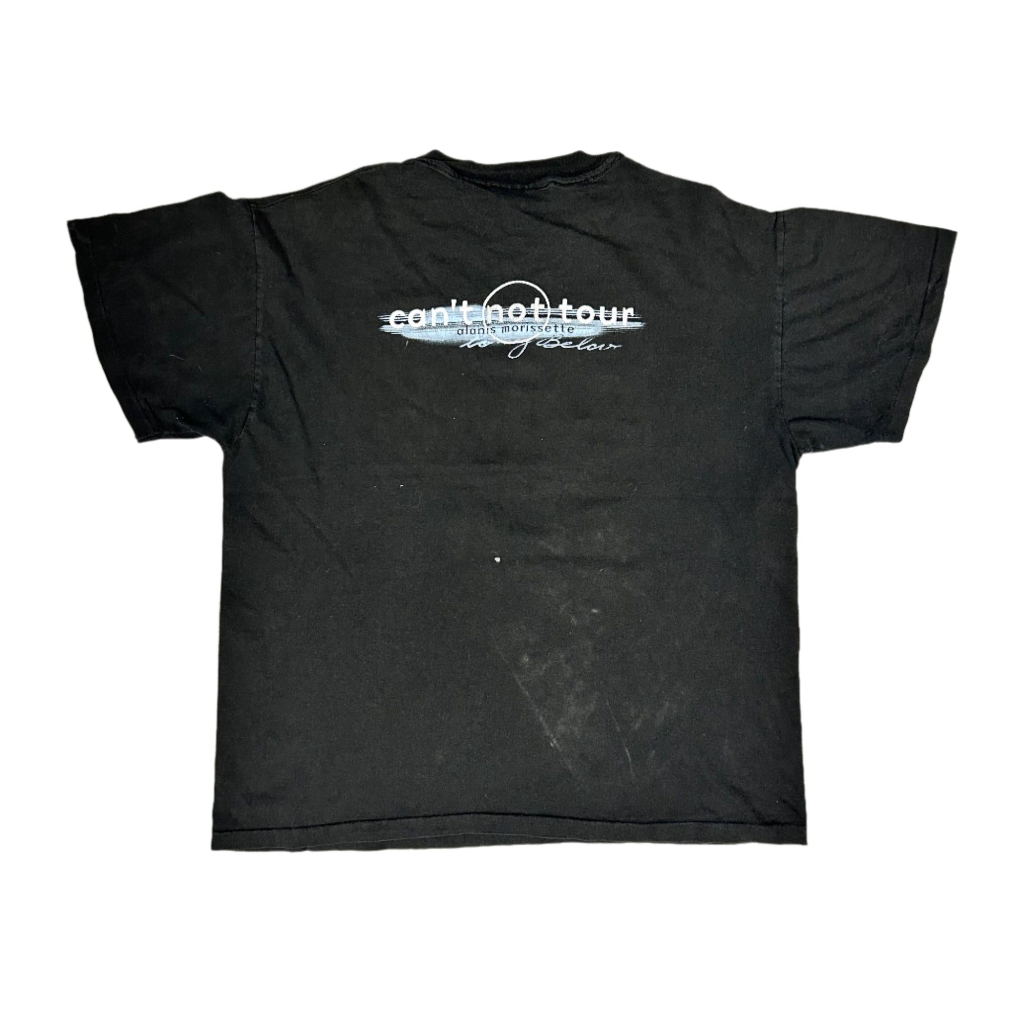 90s Vintage Alanis Morissette Swallow It Down 1996 Tour Band T-Shirt