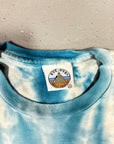 Vintage 90s Tie Dye Snowboarding "Skullman" Graphic T-Shirt by Greg Speirs