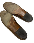 Vintage Bottega Veneta Intrecciato Weave Designer Brown Loafers Made in Italy Size 5.5 Accessories Black Market Vintage
