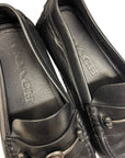 Vintage Designer Coach Leather Logo Men's Driving Loafers Accessories Black Market Vintage