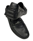 Vintage Designer Coach Leather Logo Men's Driving Loafers Accessories Black Market Vintage
