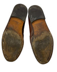 Vintage Designer Ferragamo Men's Leather Loafers with Tassels Made in Italy Accessories Black Market Vintage