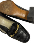 Vintage Ferragamo Leather Pumps in Black Made in Italy Size 5 Accessories Black Market Vintage
