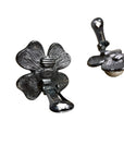 Vintage Kenneth Lane Crystal & Pearl Clip-on Earrings Accessories Black Market Vintage